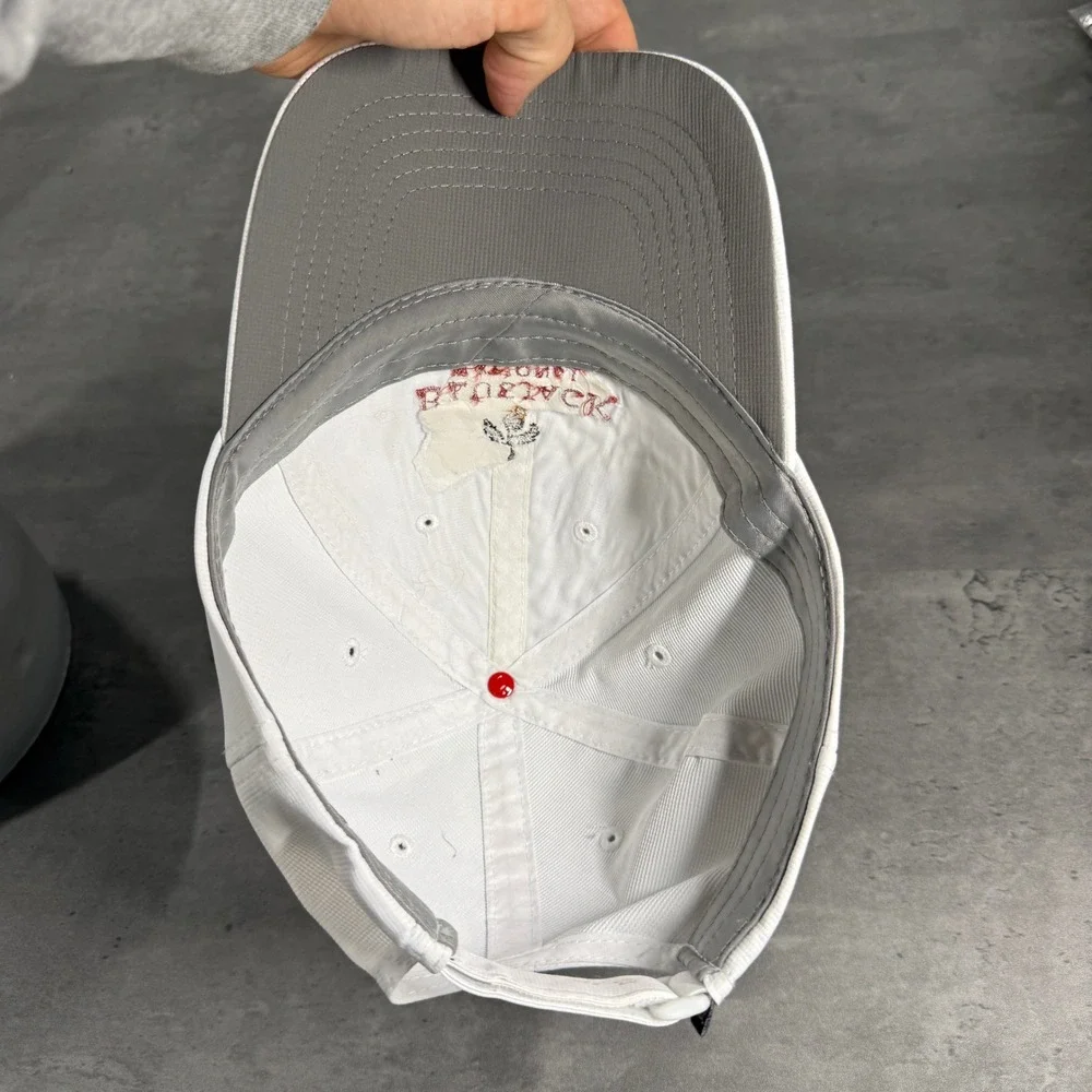 Imperial Bluejack National Hat White‎ Golf Performance Adjustable Cap Texas